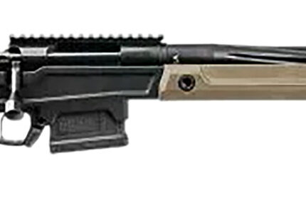 Stag Arms SABR01040002 Pursuit 6.5 Creedmoor 5+1 20" Threaded/Fluted Sporter, Black Cerakote Barrel/Rec, Tan OEM Hybrid Hunter Stock, TriggerTech Trigger, 20 MOA Scope Mount