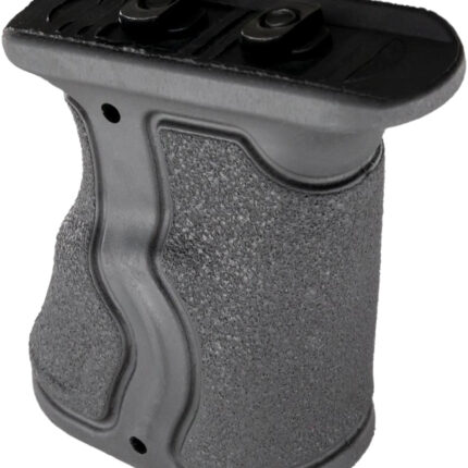 FAB Defense FXGRADMB Gradus Ergonomic Forward Grip Angled, Black Polymer with Rubber Overmold, Fits M-Lok Rail