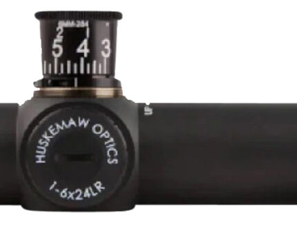 Huskemaw Optics 1016HO Tactical Hunter Black 1-6x24mm 30mm Tube, Illuminated HuntSmart Reticle