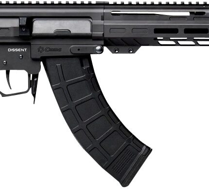 CMMG 86A7F0BAB Dissent MK47 7.62x39mm 30+1 (2) 14.30" P&W, Black Armor, Side Charging Handle Rec, 13.50" M-Lok Handguard, Side Folding Stock, Zeroed Grip, SVD Brake, 60/90 Ambi Safety, Adj. Gas Block
