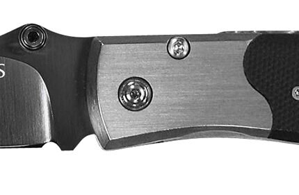 Camillus 18671 Pristine  3" Folding Drop Point Plain Black VG-10 Carbonitride Titanium Blade, Black/Silver G10/SS Handle