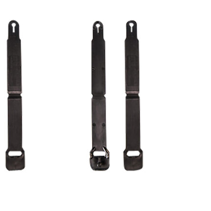 High Speed Gear 91SC12BK MOLLE Clips Short, Black Injection Molded Fits MOLLE (12 Pack)