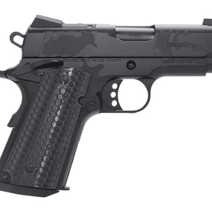 Girsan 391150 MC1911 SC Influencer Sub-Compact 9mm Luger 7+1 3 3.40" Black Steel Barrel, Black Camo Optic Ready/Serrated Steel Slide & Frame w/Picatinny Rail & Beavertail, Black Polymer Grip