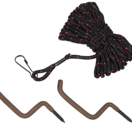 Allen 54 Bow & Gun Rope Treestand Black/Red 20' Long Includes 2 Hangers
