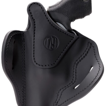 1791 Gunleather RVHX3SBLR RVHX-3 OWB Size 03 Stealth Black Leather Belt Slide Right Hand