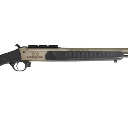 Traditions CR84660450B NitroFire Pro 50 Cal 209 Primer Tungsten Cerakote 26" Fluted/Threaded w/VAPR twist Barrel, Drilled & Tapped Receiver, Black Adj Cheek Piece & LOP Synthetic Stock