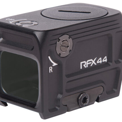 Viridian 9810112 RFX44 Black Anodized 1 x 21 mm x 16.5 mm 5 MOA Green Dot ACRO Footprint/Picatinny Low Mount