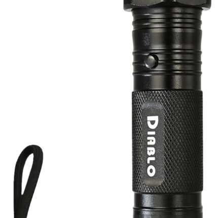 SKYLINE USA INC TLSGGDD Stun Gun Diablo Black Aluminum Features Flashlight