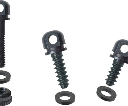 Outdoor Connection BO5 Swivel Base Set BO5 Black Steel Includes 7/8" McScrew, 1/2" & 3/4" Wood Screw Base, 3 Spacers