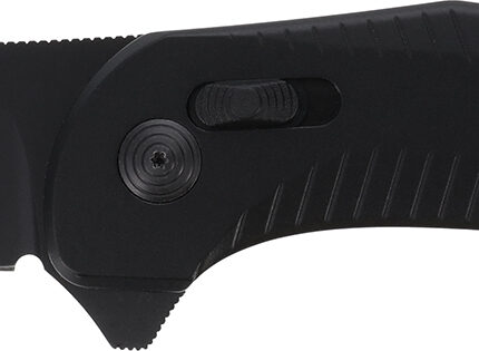 S.O.G SOG12020143 Diverge XR Folder 3" Folding EDC Plain Black PVD D2 Steel Blade, Black Scaled Aluminum Handle