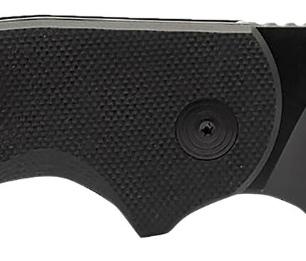 S.O.G SOG16030757 Stout SJ 2.60" Folding Clip Point Plain Stonewashed Cryo D2 Steel Blade/ Black Textured G10 Handle Includes Belt Clip, Presentation Box