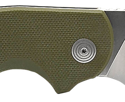 S.O.G SOG16030657 Stout SJ 2.60" Folding Clip Point Plain Cryo D2 Steel Blade/ Olive Drab Textured G10 Handle Includes Belt Clip, Presentation Box