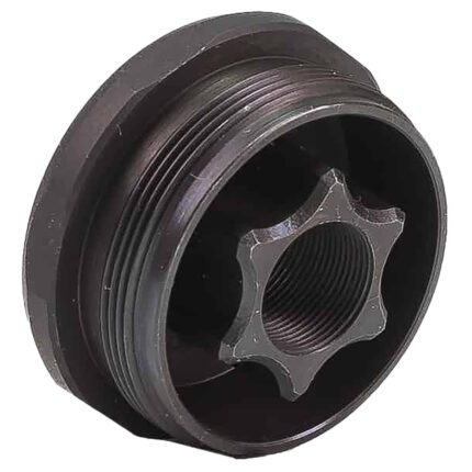 Jk Armament JK155HDM1236 HD Thread Mount Fits 1/2"x36 Stainless Steel Cerakote Black