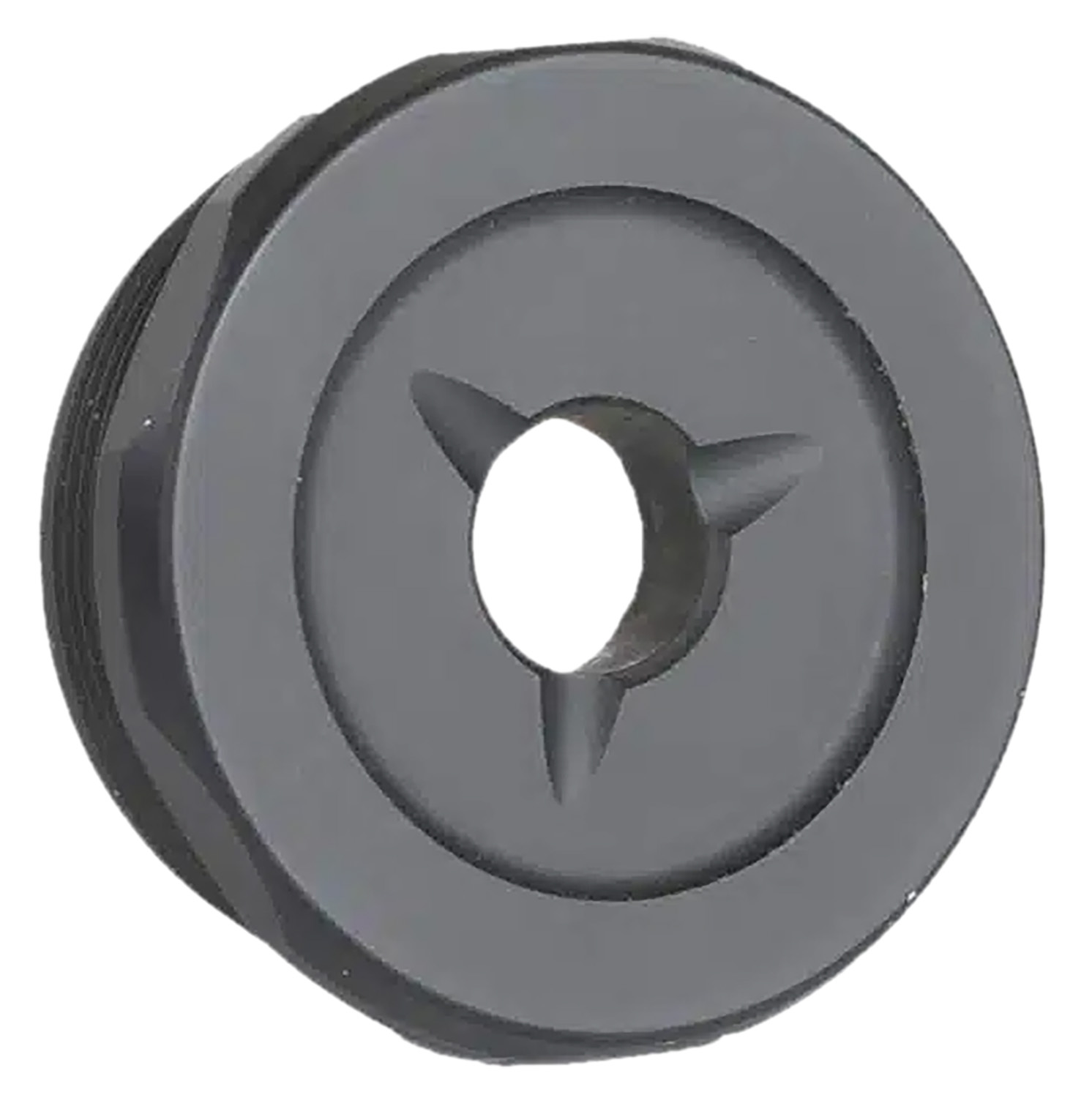 Jk Armament JK155PROEC30 Pro Flash Reducer End Cap 30Cal 1.375"x24 Ti6AL4V Titanium Black