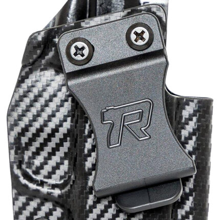 Rounded Gear SSRP365XMACROCFRHVAR Kydex  IWB Black Kydex Fits Sig P365 X Macro Belt Clip Right Hand