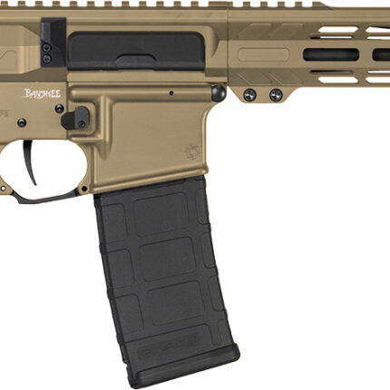 CMMG 30AB20FCT Banshee MK4 300 Blackout 30+1 12.50" Black Nitride Medium Taper Threaded Barrel, EML 7" M-LOK Handguards, Coyote Tan Cerakote Aluminum Picatinny Rail Receiver, CMMG Zeroed Grips