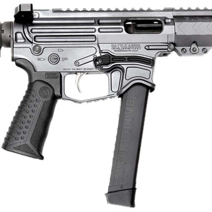 Battle Arms Development XIPHOS004 Xiphos  9mm Luger 30+1 8.50" Black Barrel, M-LOK Handguards, Combat Gray Aluminum Picatinny Rail Receiver  Black Synthetic Adjustable Stock, Adj Black Grips