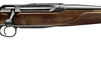 Sauer 80117094 505 Lux Full Size 308 Win 3+1 22" Matte Blued Threaded Barrel, Matte Blued Saddle Mount Steel Receiver, Grade 5 Wood Fixed Stock