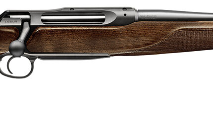 Sauer 80117096 505 Lux Full Size 30-06 Springfield 3+1 22" Matte Blued Threaded Barrel, Matte Blued Saddle Mount Steel Receiver, Grade 5 Wood Fixed Stock