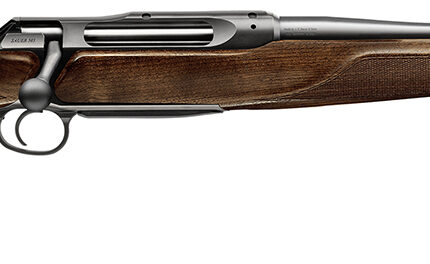 Sauer 80117098 505 Lux Full Size 7mm Rem Mag 2+1 24" Matte Blued Threaded Barrel, Matte Blued Saddle Mount Steel Receiver, Grade 5 Wood Fixed Stock