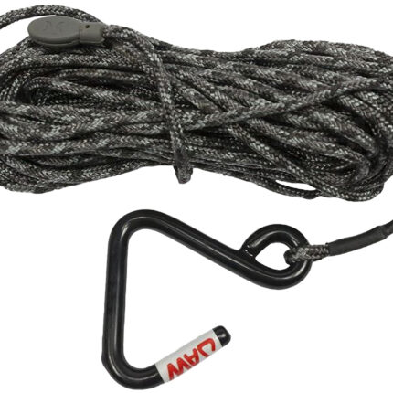 Hawk HWKHA3032 Jaw Hook Hoist Rope Black 35' Long