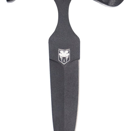 CobraTec Knives FG10PD Folding Push Dagger  2.88" Folding Dagger Plain Black D2 Steel Blade, 4.06" Black Textured G10 Scales Handle