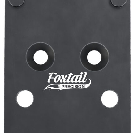 Foxtail Precision 100001 Red Dot Adapter Plate for Optics-Ready Pistol  Black Anodized CZ P10