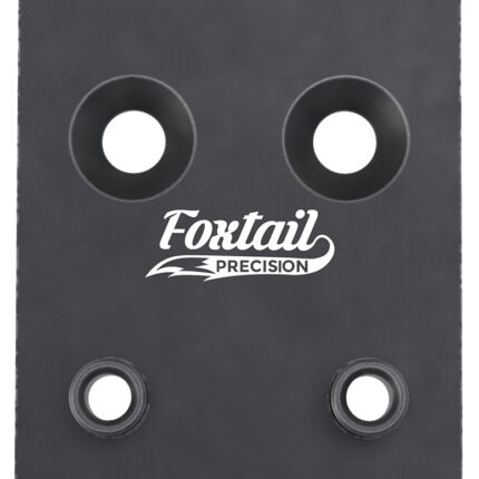 Foxtail Precision 100010 Adapter Plate  Black Anodized Aluminum, Compatible w/Glock MOS, Holosun 407K/507K/EPS Carry Pattern Footprint Mount