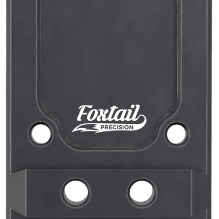 Foxtail Precision 100013 Rear Sight Dovetail Optic Adapter Plate for non MOS Glock  Black Anodized Glock Non MOS