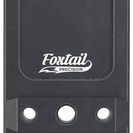 Foxtail Precision 100014 Rear Sight Dovetail Optic Adapter Plate for non MOS Glock  Black Anodized Glock Non MOS