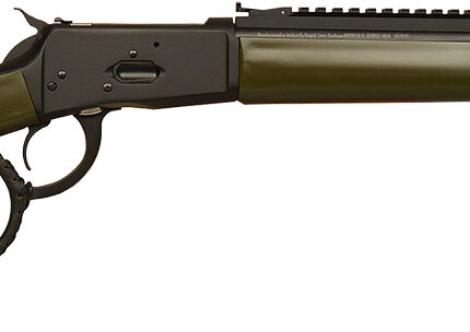 Gforce Arms GFLVR44OD Saddlehorn 44 Mag 10+1 16.50" Black Steel Barrel, Black Picatinny Rail Aluminum Receiver, Fixed Green Synthetic Stock