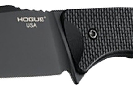 Hogue 35854 Extrak XL 3.90" Fixed Clip Point Plain Black Cerakote CPM M4 Tool Steel Blade, Black Textured G10 Scales Handle