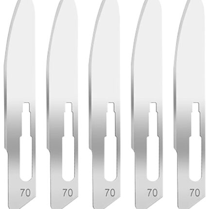 Hogue 35887 Expel Replacement Blades High Carbon Steel Blade #70 5 Blades