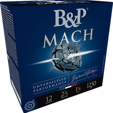B&p Ammunition 12B18FH7 Mach  12Gauge 2.75" 1 1/8oz 7.5Shot 25 Per Box/10 Case
