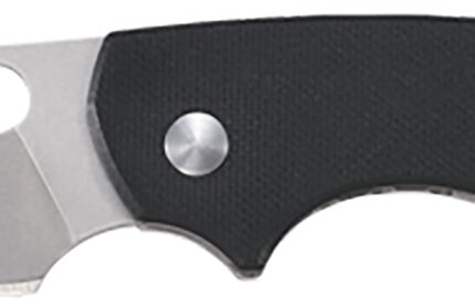 CRKT 5317D2 Pilar III 2.97" Folding Plain Stonewashed D2 Steel Blade, Black Textured G10 Handle