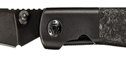 Cold Steel CSFL39SHB Spectre Hawksbill 3.80" Folding Talon Point Plain Black Matte PVD CPM 20V SS Blade, Forged Carbon Fiber Handle