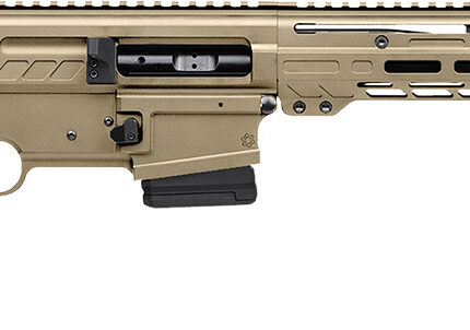 CMMG 55A520BCT Dissent BR4 *CA Compliant 5.56 NATO 10+1 16.10" Black Nitride Threaded Barrel, Coyote Tan Cerakote Picatinny Rail Aluminum Receiver, Magpul SGA Black Synthetic Stock