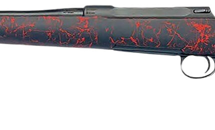 Sauer 80118093 100 Classic XT Sports South Exclusive Full Size 7mm Rem Mag 4+1 24.40" Matte Blued Steel Barrel & Drilled & Tapped Steel Receiver, Black/Red Webbing HS Precision Synthetic Stock