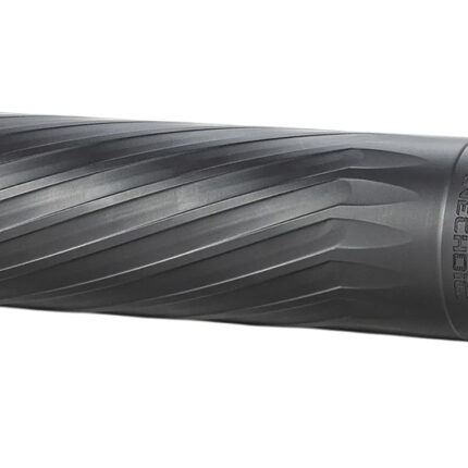 Anechoic X35LB Anechox 35L  35Cal/338Lapua/338/35Magnums Black Stainless Steel/Titanium 1 3/8"x24 w/ 1/2"x28 DTA