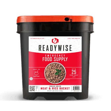 Wise Foods RW07704 Meat/Rice Bucket Freeze Dried Meals 88 Servings