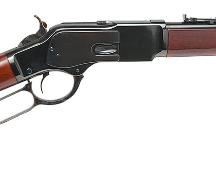 Cimarron CA2057AS1 1873 US Marshal Indian Territory Carbine 357 Mag 9+1 18.50" Blued Round Barrel, Fixed Walnut Stock
