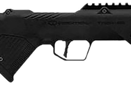 Desert Tech TRKRF2218BLK TREK-22 Black Compact 22 LR 10+1 18" Free Floating Steel Barrel, Picatinny Rail Receiver, M-LOK Handguards, Fixed Polymer Stock, Suppressor Ready