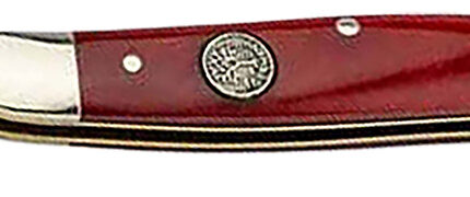 Boker 110844 Pen Knife Traditional Pen/Spear Plain D2 Steel Blade Smooth Red Bone Handle
