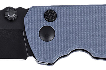 CRKT 2495G SQUID XM 2.95" Folding Plain Black Oxide D2 Steel Blade, Gray G10 Handle