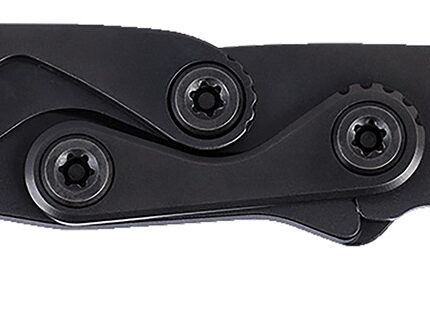 CRKT 4050K Provoke EDC EDC 2.47" Folding Black Oxide Plain Satin D2 Steel Blade, Black Aluminum Handle