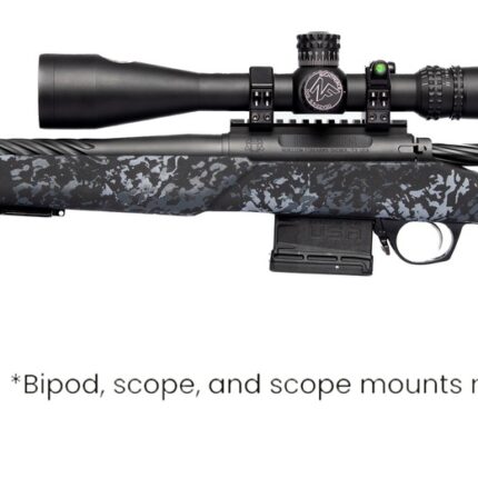 Horizon Firearms RF018S221814T17 Vandal Dark 2 22 Creedmoor 18" Black Fluted Threaded Barrel, Picatinny Rail Receiver, Arca Rail Forend, Textured Iota Carbon Fiber Stock