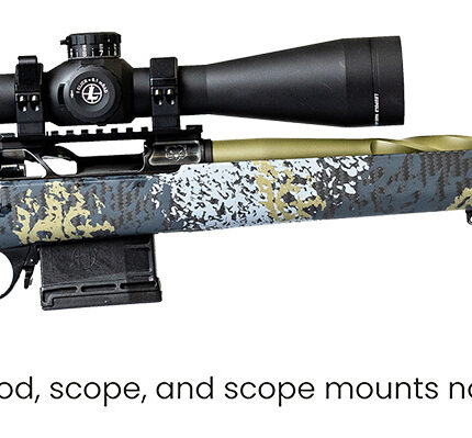 Horizon Firearms RF008S222216C13 Venatic 2023 22 Creedmoor 22" Spiral Fluted Threaded Barrel, Drilled & Tapped Receiver, Iota EKO X Carbon Fiber Stock