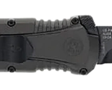 M&P Accessories 1219171 M&P Compact 1.90" OTF Plain Black Oxide Stainless Steel Blade, Gray/Black Aluminum Handle