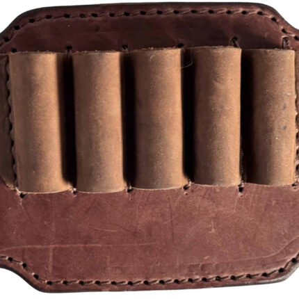 1791 Gunleather HNTABSLRBRWA Ammo Belt Slide Brown Leather 30-06 Springfield
