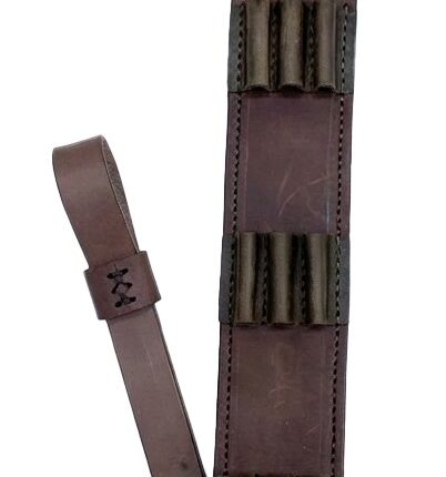 1791 Gunleather HNTASLRBRWA Hunt Ammo Sling Oiled Brown Leather 32" to 37" OAL Rifle